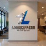 画像10: 1とLの文字が融合するスピードテクノロジーロゴ (10)