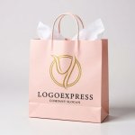 画像6: 優雅な筆記体Yの黄金サークルロゴ (6)