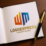 画像6: WMの文字が融合した立体キューブロゴ (6)