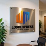 画像7: WMの文字が融合した立体キューブロゴ (7)