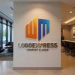 画像10: WMの文字が融合した立体キューブロゴ (10)