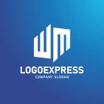 画像4: WMの文字が融合した立体キューブロゴ (4)