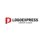 画像2: P字の立体的なモダンロゴ (2)