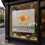 画像7: 輝く太陽と星のロゴ (7)