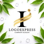 画像9: スタイリッシュなI文字ロゴ (9)