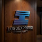 画像5: I字のスピードラインと連結テクノロジーロゴ (5)