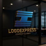 画像15: I字のスピードラインと連結テクノロジーロゴ (15)