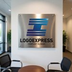 画像7: I字のスピードラインと連結テクノロジーロゴ (7)