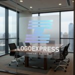 画像11: I字のスピードラインと連結テクノロジーロゴ (11)