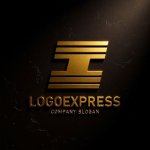 画像12: I字のスピードラインと連結テクノロジーロゴ (12)