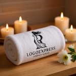 画像5: エレガントなRの文字と女性のシルエットのロゴ (5)