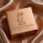 画像14: エレガントなRの文字と女性のシルエットのロゴ (14)