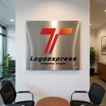 画像7: T字のスピード感あふれるモダンロゴ (7)