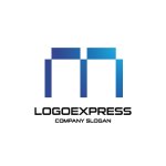 画像1: M字を象徴するピクセルラインロゴ (1)