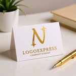 画像16: N字と星が輝く希望の未来ロゴ (16)