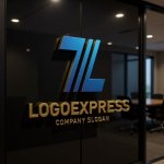 画像15: L字と7（またはZ）が融合するスピードテクノロジーロゴ (15)