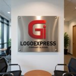 画像7: 「Gi」の文字を融合したモダンロゴ (7)