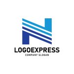 画像1: N字のスピードラインと信頼テクノロジーロゴ (1)