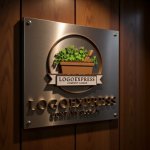 画像5: 豊かな植木鉢とシャベルのガーデニングロゴ (5)