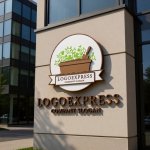 画像8: 豊かな植木鉢とシャベルのガーデニングロゴ (8)