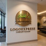 画像10: 豊かな植木鉢とシャベルのガーデニングロゴ (10)