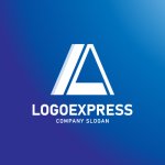 画像4: LAの文字が融合するシャープなテクノロジーロゴ (4)