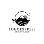 画像3: 富士山と日の出の希望エコロゴ (3)