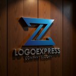 画像5: Z字の立体的なモダンテクノロジーロゴ (5)