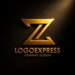 画像12: Z字の立体的なモダンテクノロジーロゴ (12)