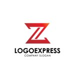 画像3: Z字の立体的なモダンテクノロジーロゴ (3)