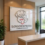 画像13: ハートを抱きしめる犬と猫のロゴ (13)