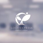 画像14: 葉と人が織りなすウェルネスロゴ (14)