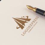 画像12: A字と軌道が融合する未来志向テクノロジーロゴ (12)