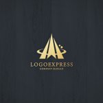 画像13: A字と軌道が融合する未来志向テクノロジーロゴ (13)