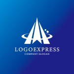 画像4: A字と軌道が融合する未来志向テクノロジーロゴ (4)