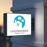 画像9: 家と雲が描かれた安心のホームロゴ (9)