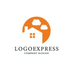 画像3: 家と雲が描かれた安心のホームロゴ (3)