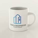 画像8: ビル群のモダンなラインアートロゴ (8)