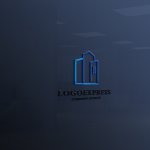 画像11: ビル群のモダンなラインアートロゴ (11)