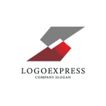 画像3: S字の幾何学的なスピードロゴ (3)