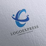 画像16: E字と軌道が融合するグローバルテクノロジーロゴ (16)