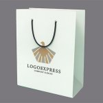 画像7: 鷲と光芒の力強い幾何学ロゴ (7)