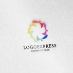 画像6: カラフルな協力的な人々のロゴ (6)