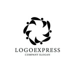 画像3: カラフルな協力的な人々のロゴ (3)