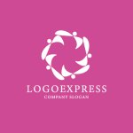 画像4: カラフルな協力的な人々のロゴ (4)