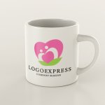 画像8: 親子の愛と成長を育むハートと芽のロゴ (8)