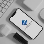 画像15: 知性と繋がりを示すモダンテクノロジーロゴ (15)