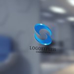 画像5: S字の流れるようなダイナミックロゴ (5)