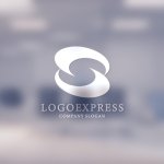 画像14: S字の流れるようなダイナミックロゴ (14)