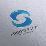 画像16: S字の流れるようなダイナミックロゴ (16)